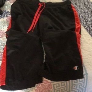 Champion crop mesh work out bottoms